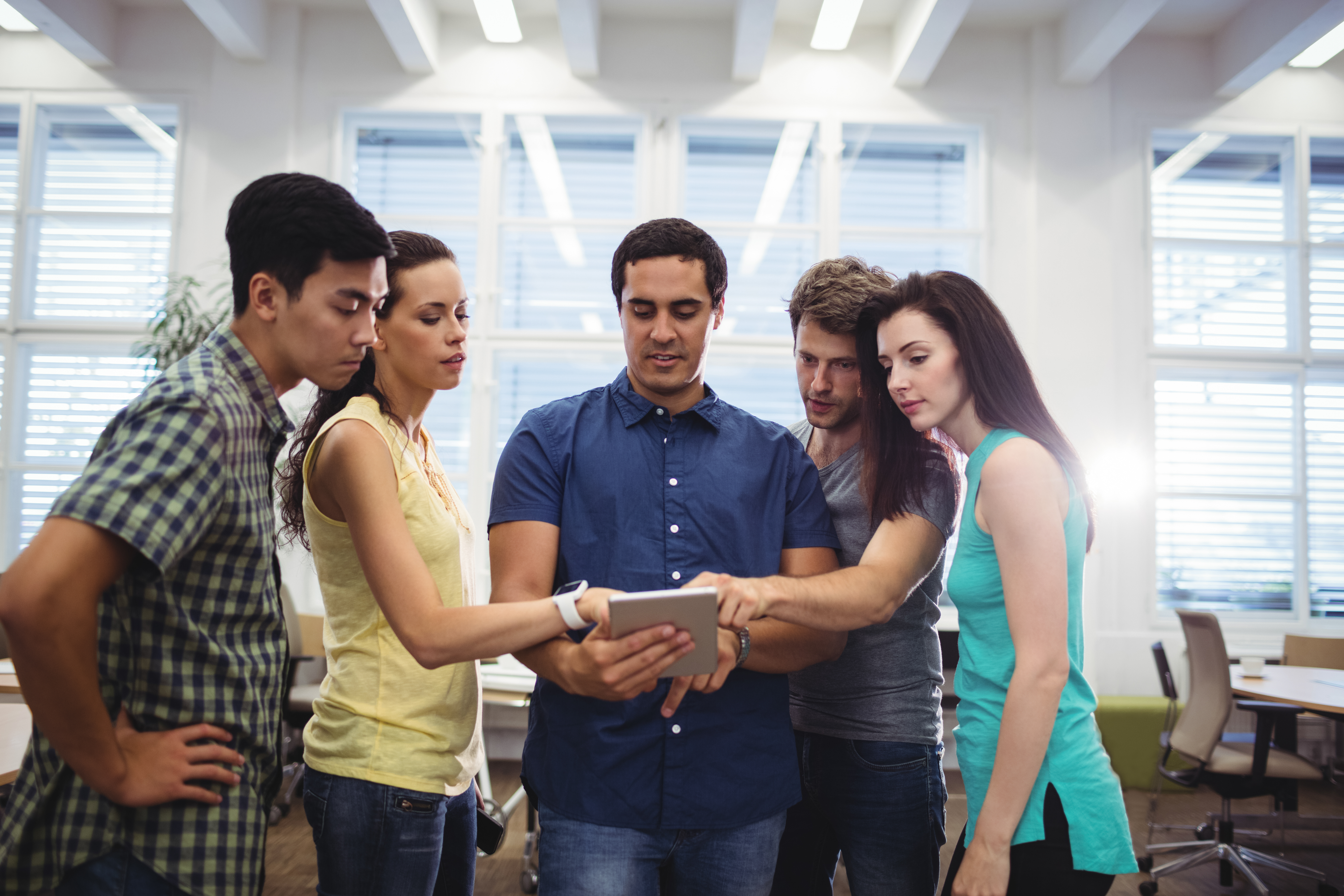 SapphireLabs team collaborating on a project